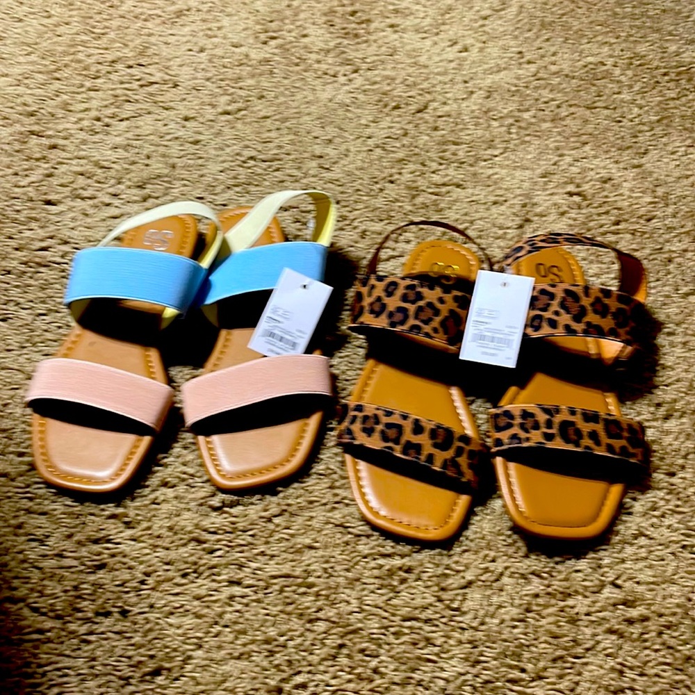 2 pair of Brand new SO sandals